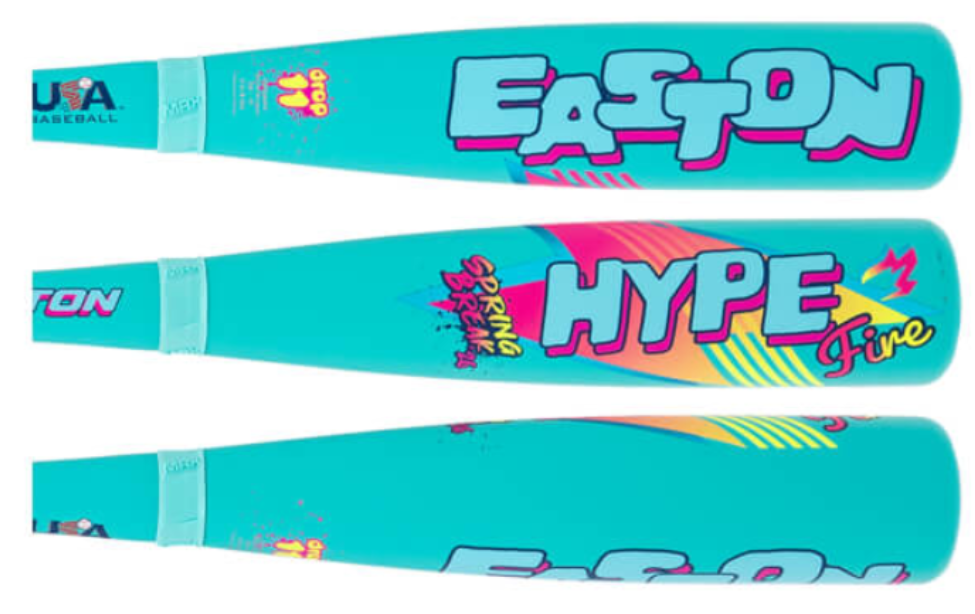 New 2026 Easton Hype Fire Spring Break (-10) (-11)USA Baseball Bat: EUS6SBM