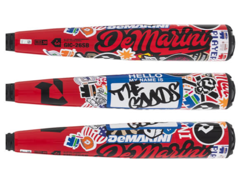 New 2026 DeMarini The Goods Sticker Bomb BBCOR Baseball Bat: WBD2653010 - Image 2