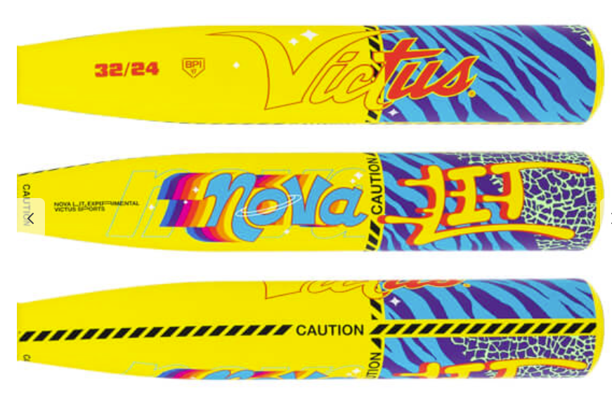 New Victus Nova Lit -8 & -5 USSSA Baseball Bat: VSBNL8