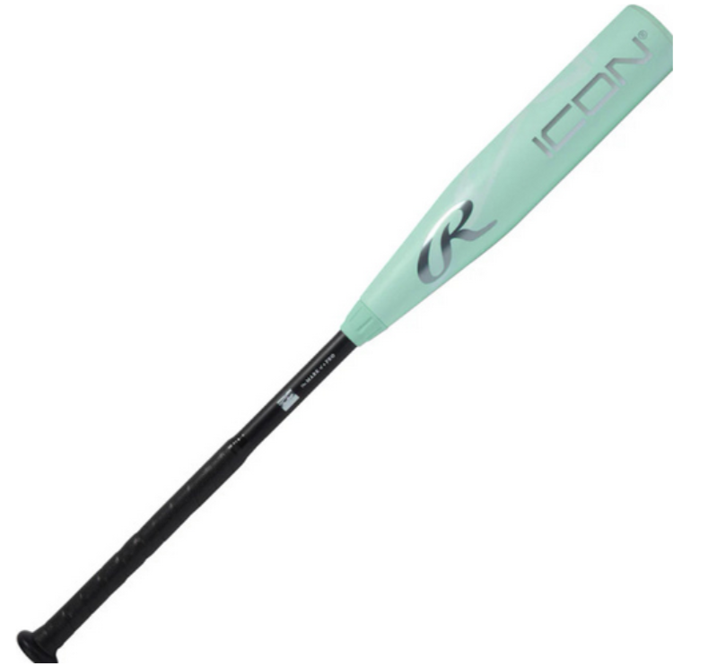 New 2026 Rawlings ICON (-10) & (-8) 2 5/8" USA Baseball Bat: RUS6I10 - Image 3