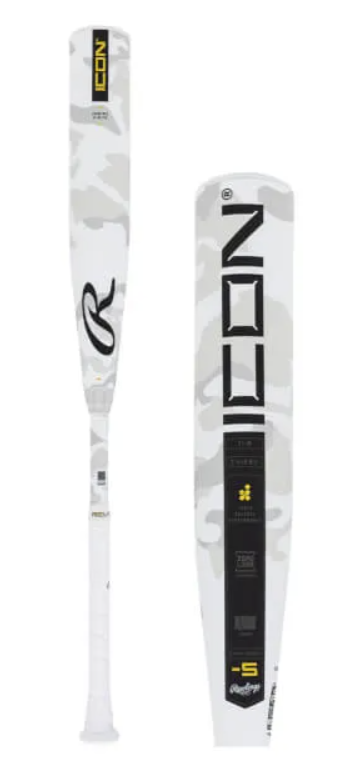 New 2025 Rawlings Icon -5 USSSA Baseball Bat: RUT5I5 - Image 4